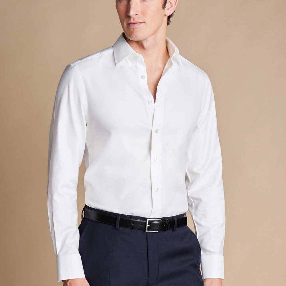 Charles Tyrwhitt White Non-Iron Shirt - Classic Fit